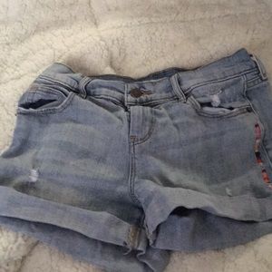 High wasted boyfriend style shorts